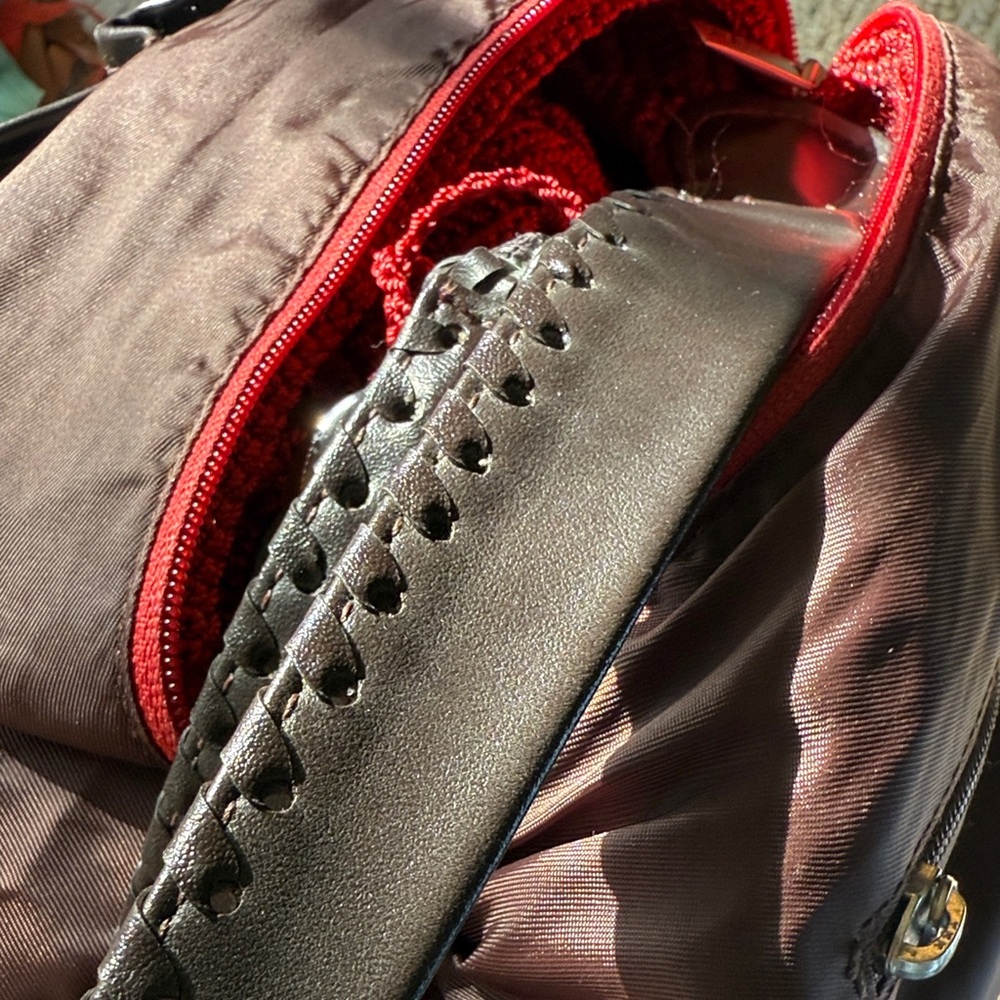 THE SAK Red Woven Knit Purse - Picture 15 of 16